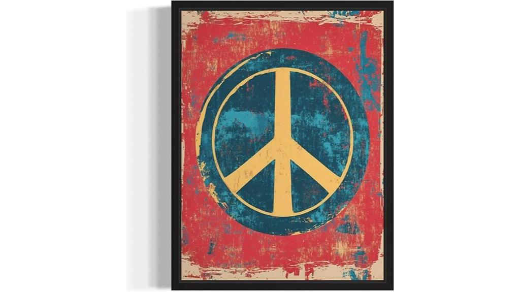 peace sign art print