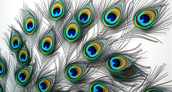 peacock feather wall decals