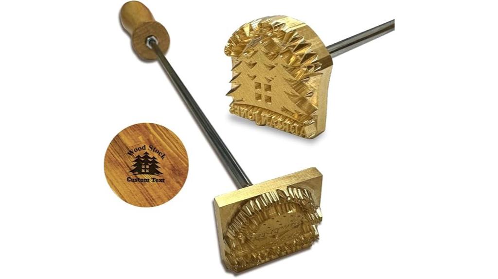 personalized wood branding iron