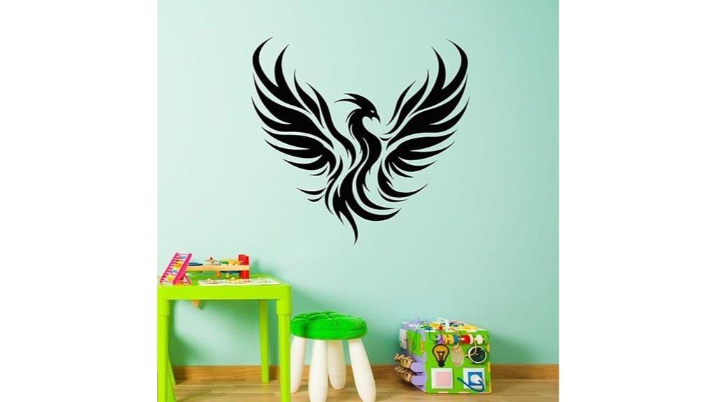 phoenix bird wall decal