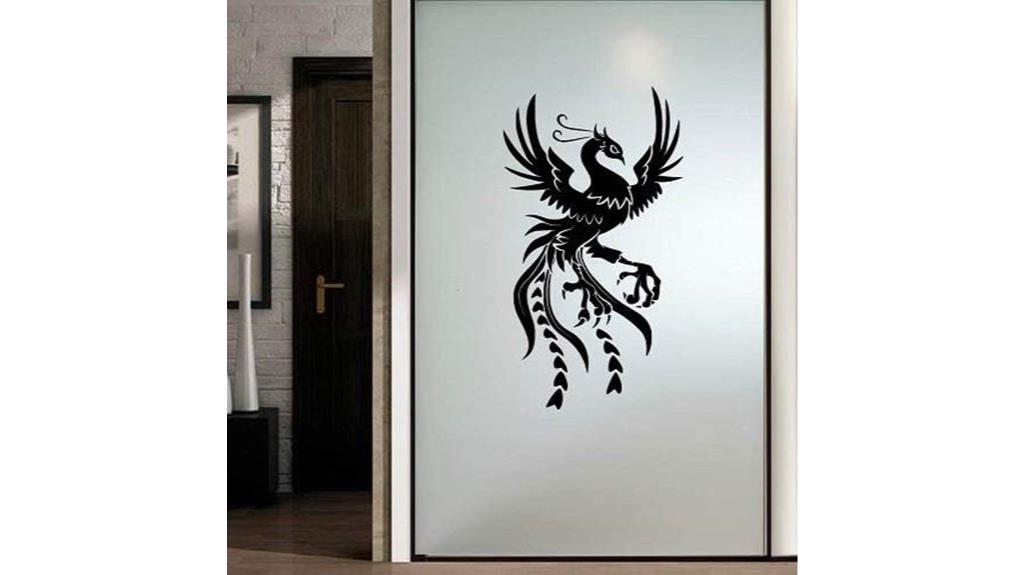 phoenix bird wall decal