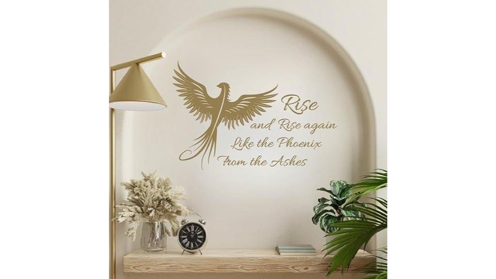 phoenix quote wall decal