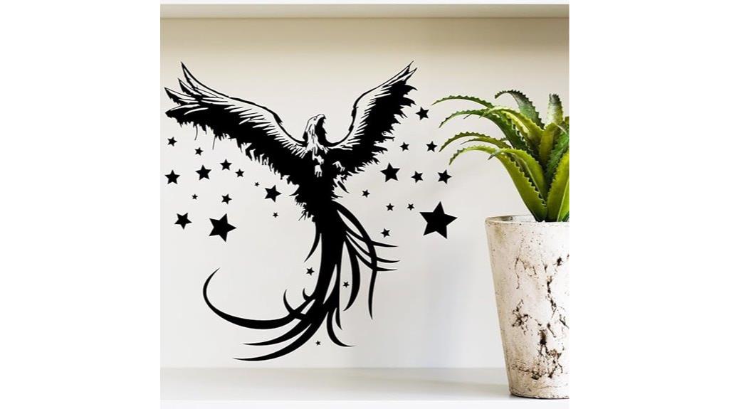 phoenix star wall decal