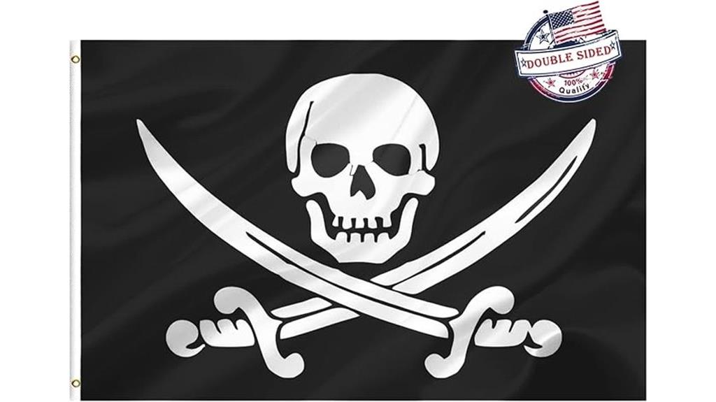 pirate flag double sided
