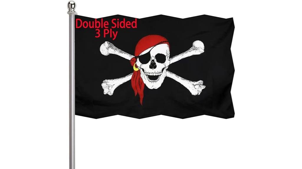 pirate flag with grommets