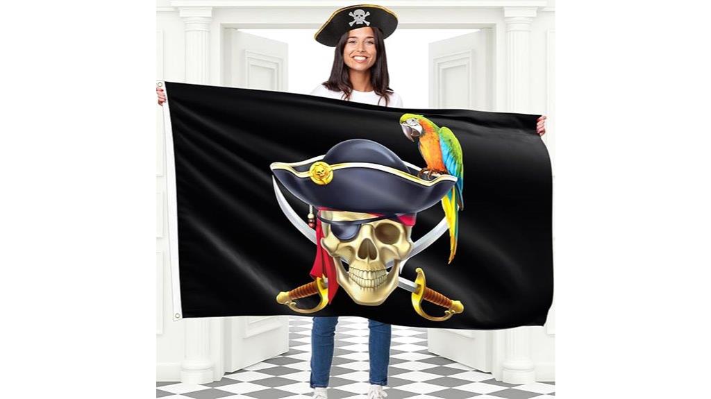 pirate flag with jolly roger