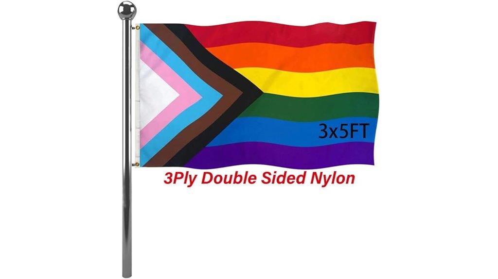 progress pride nylon banner