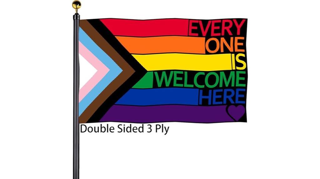 progress pride rainbow banner