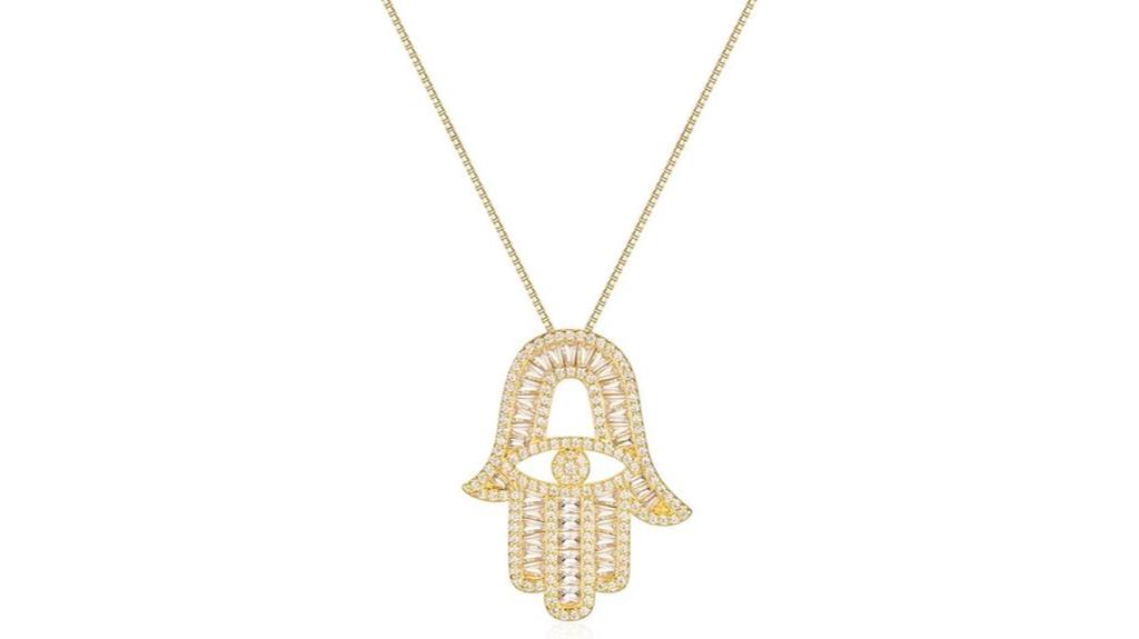 protective eye charm necklace