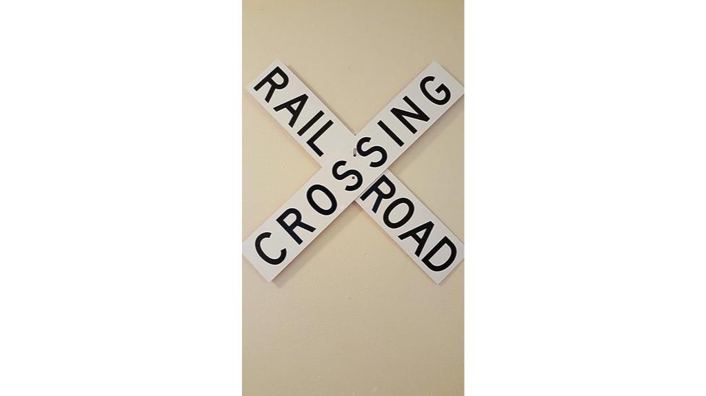 railroad crossing crossbuck sign