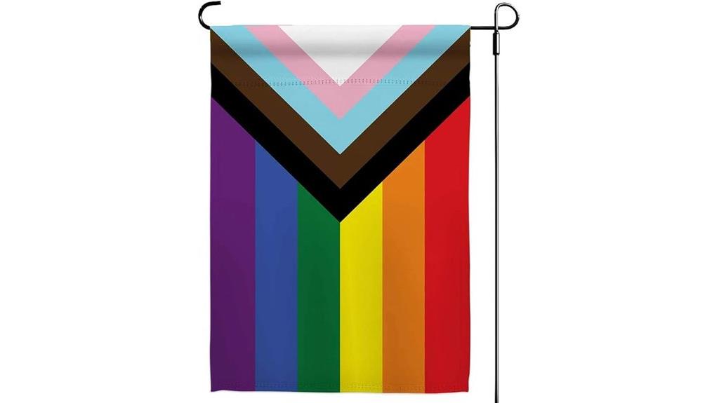 rainbow garden pride flag