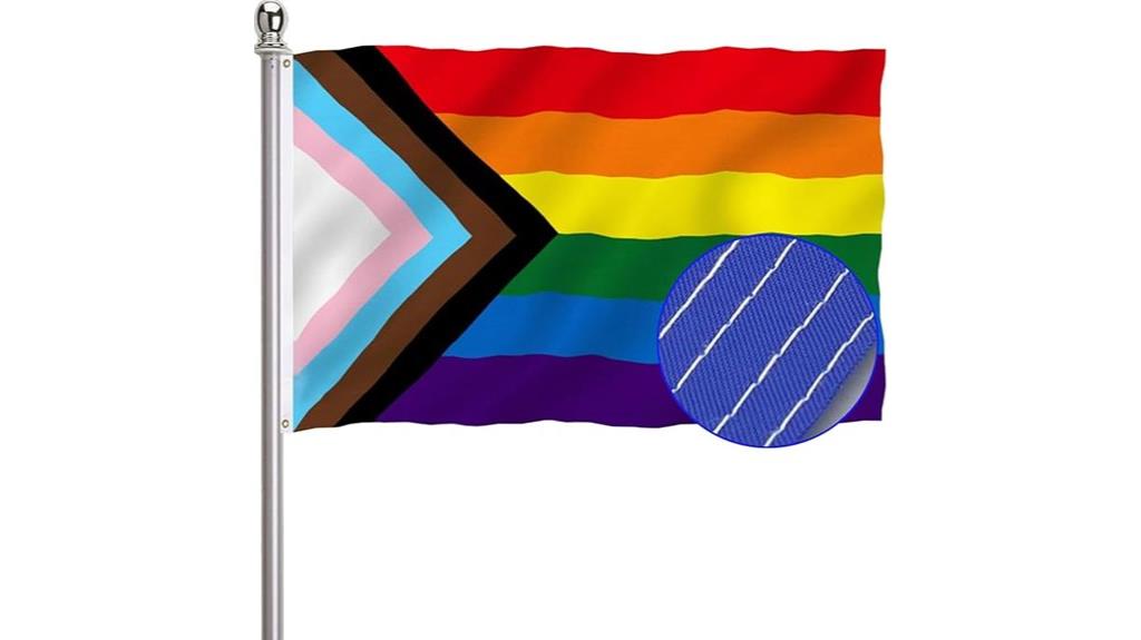 rainbow pride flag outdoor
