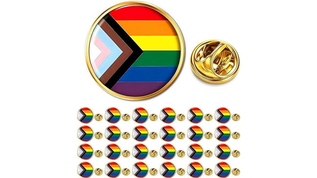 rainbow pride pin pack