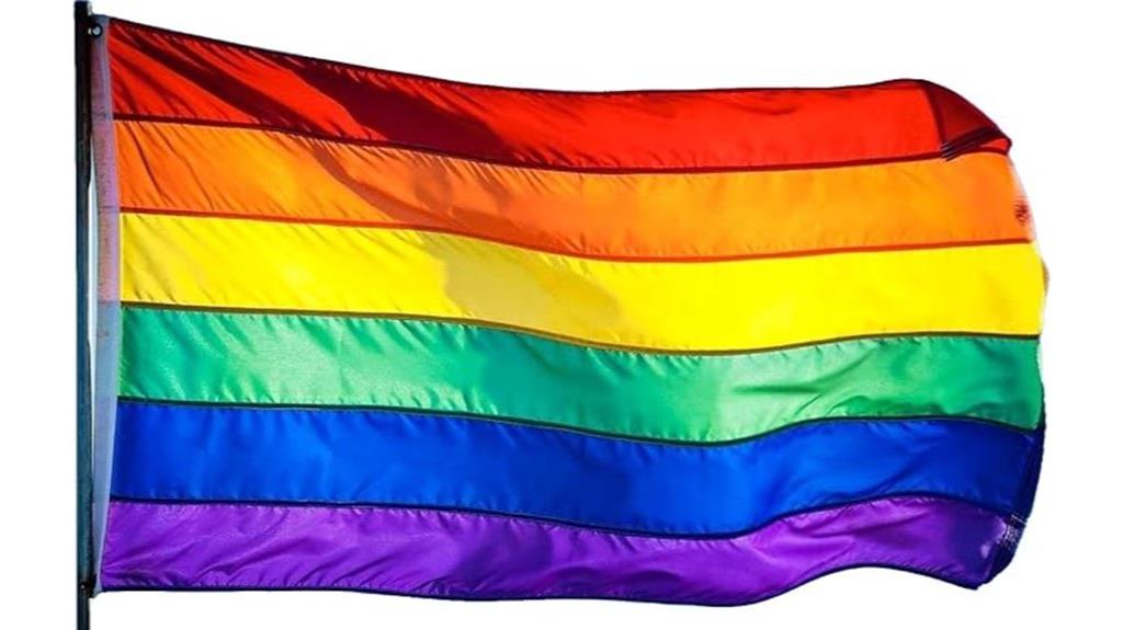 rainbow us flag 3x5 ft