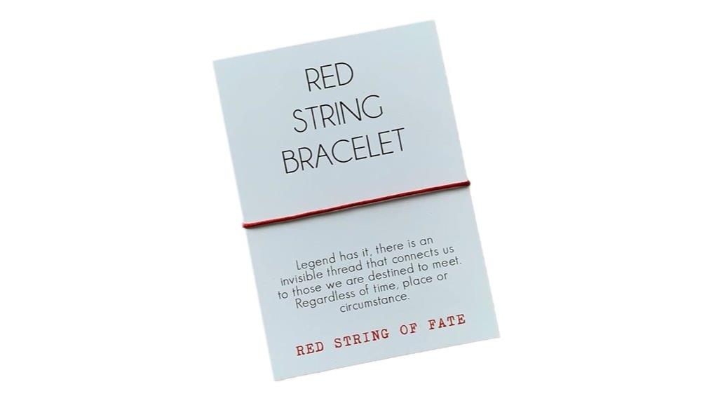 red fate string bracelet