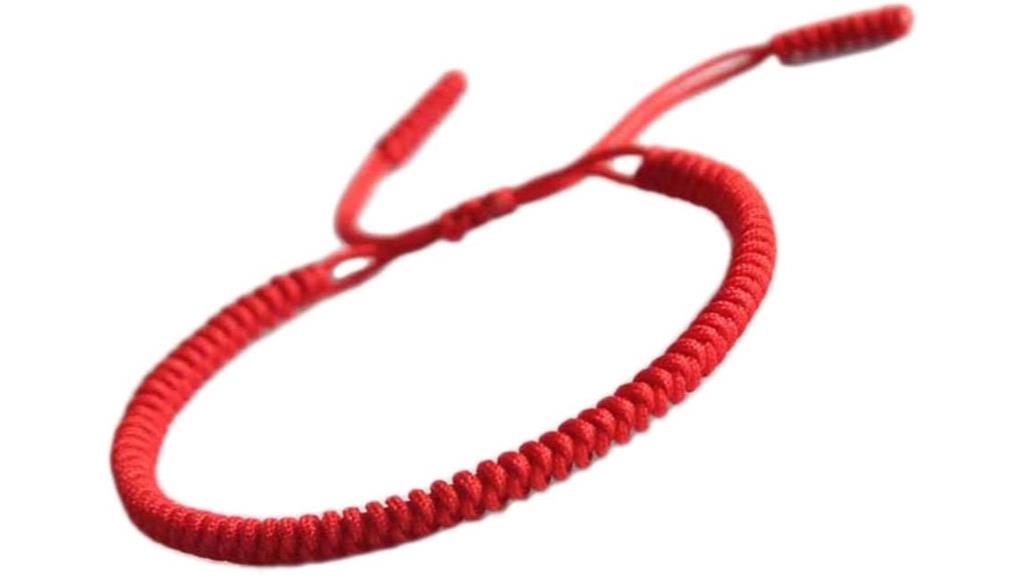 red string prayer bracelet