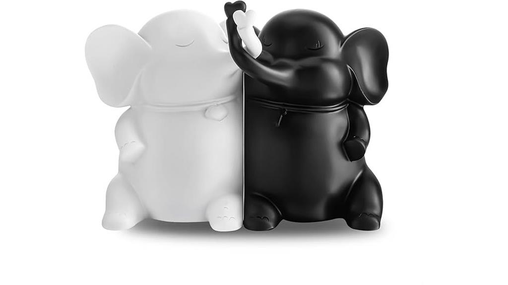 resin elephant desk decor