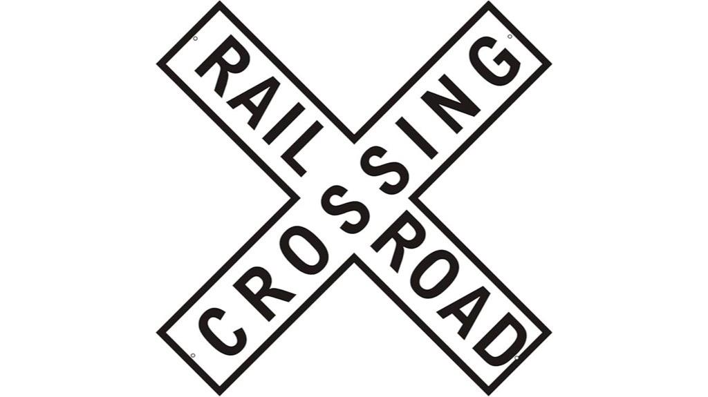 rogue river railroad xing sign