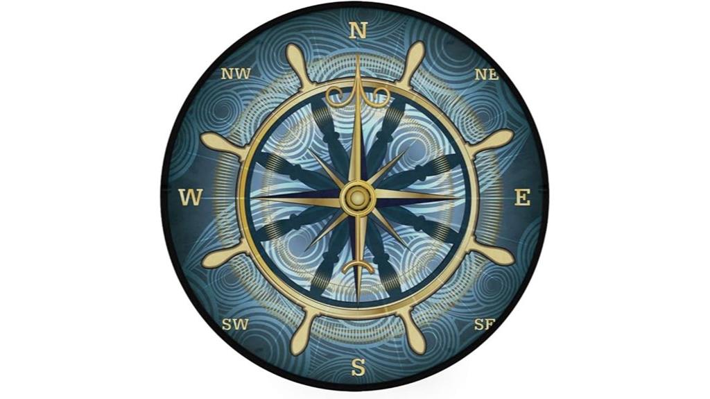 round non slip area rug