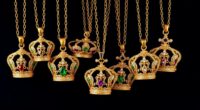 royal queen crown necklaces