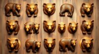 rustic bear wall art