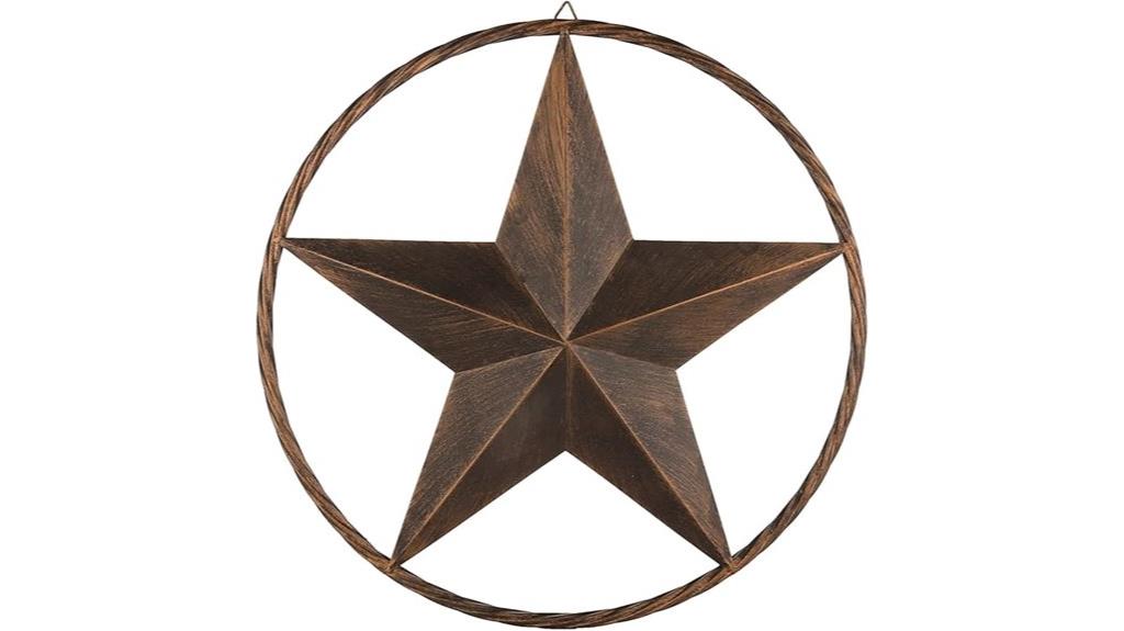 rustic metal barn star