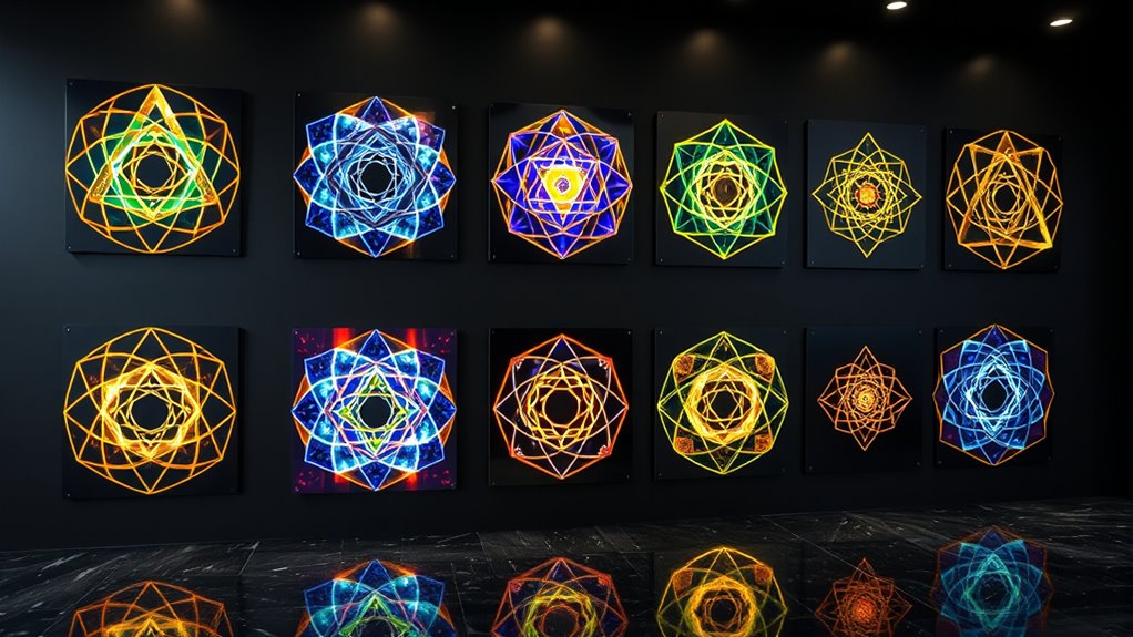 sacred geometry wall decor