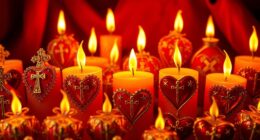 sacred heart candle collection
