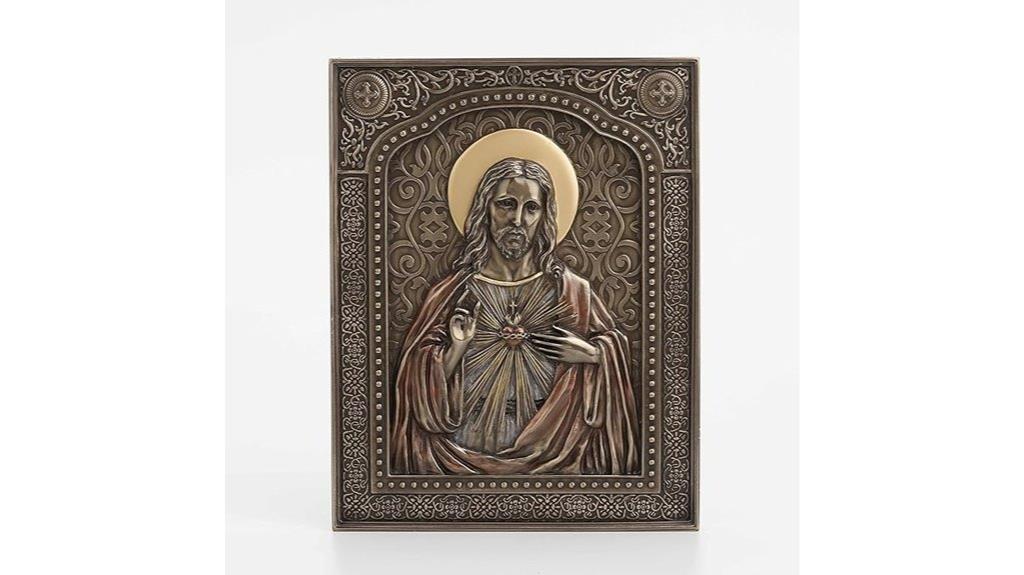 sacred heart wall plaque