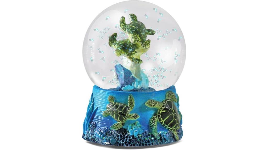 sea turtle water globe