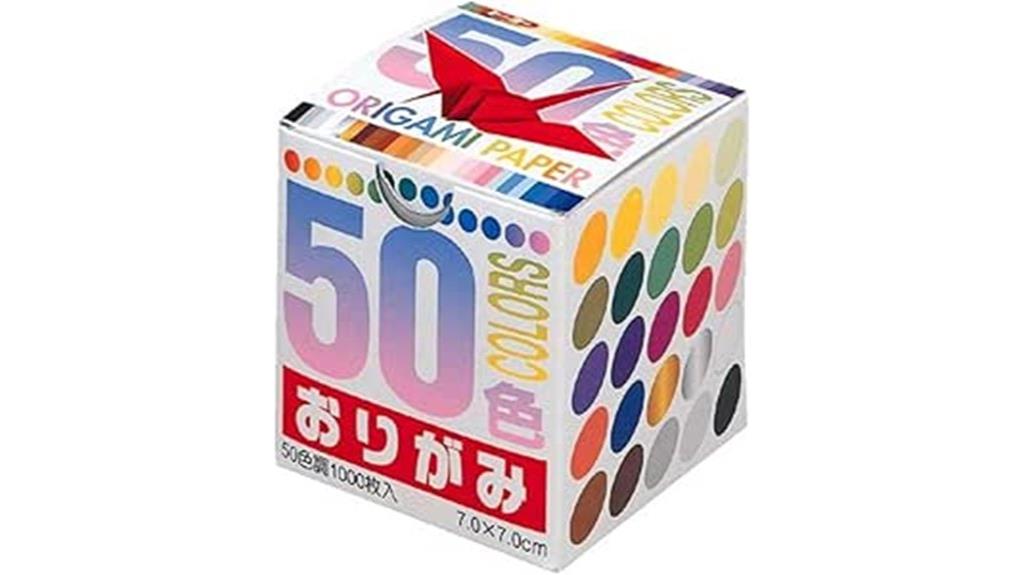 seven centimeter origami cranes