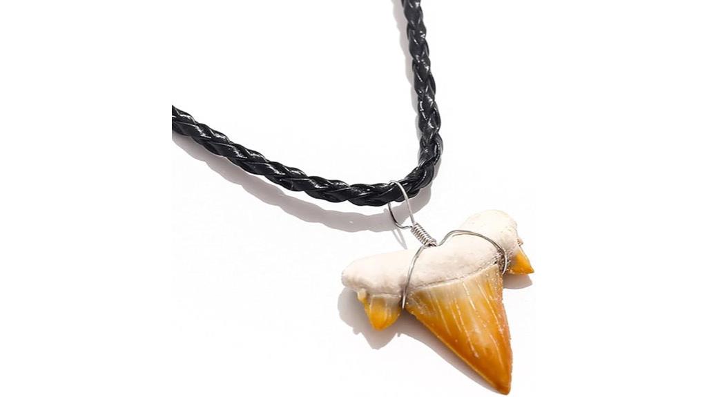shark tooth surfer necklace