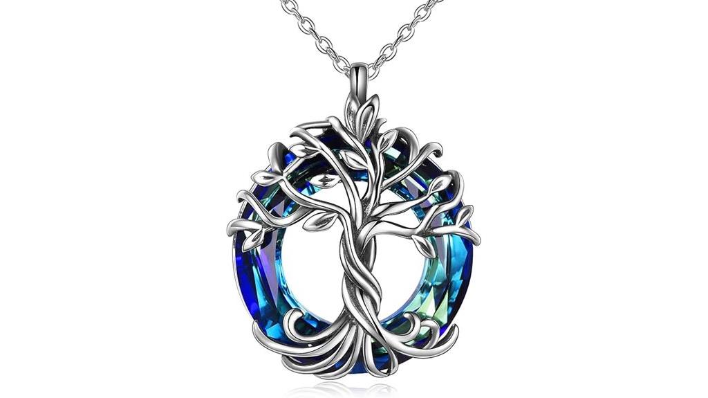 silver tree of life necklace