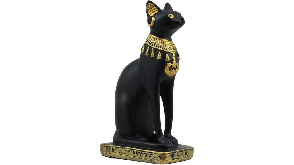 small bastet cat statue