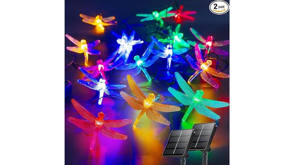 solar dragonfly outdoor lights