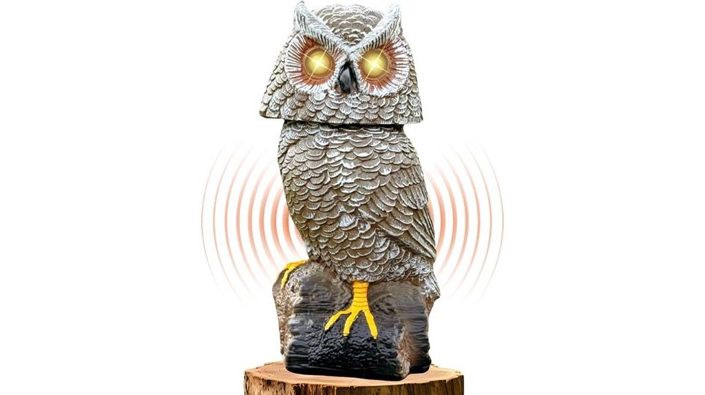 solar owl with motion