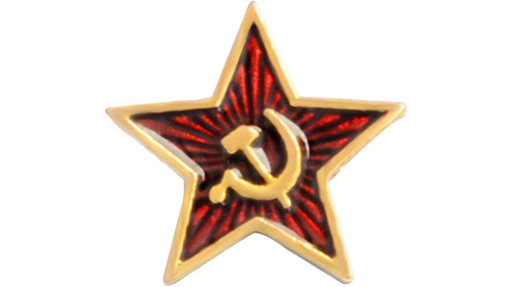 soviet red star badge
