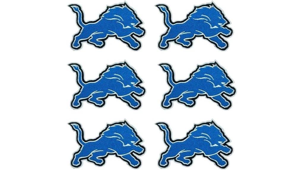 sports embroidered patch set