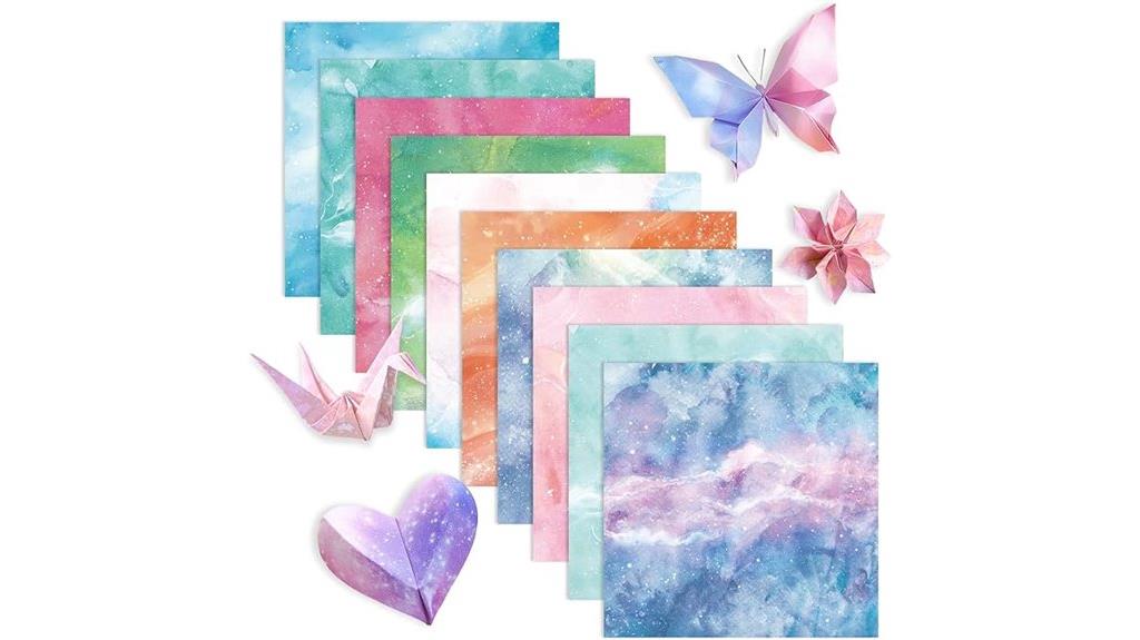 starry sky double sided paper