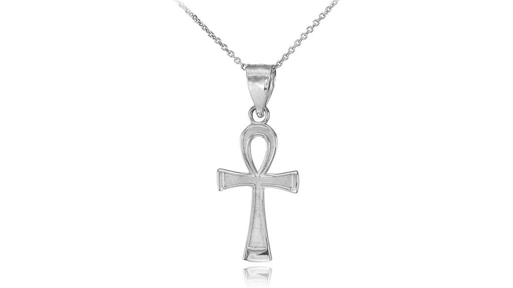 sterling silver ankh necklace