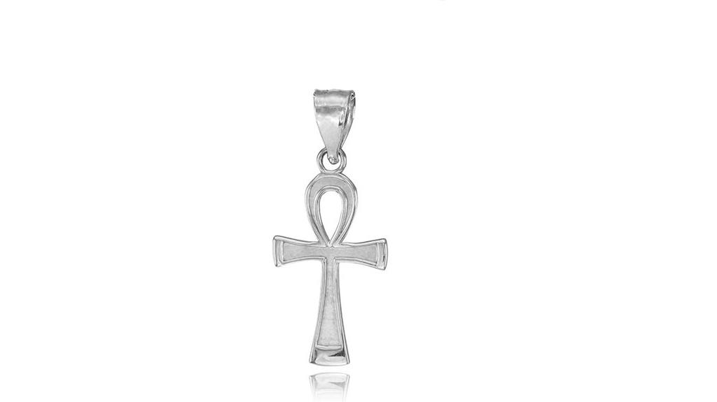 sterling silver ankh pendant