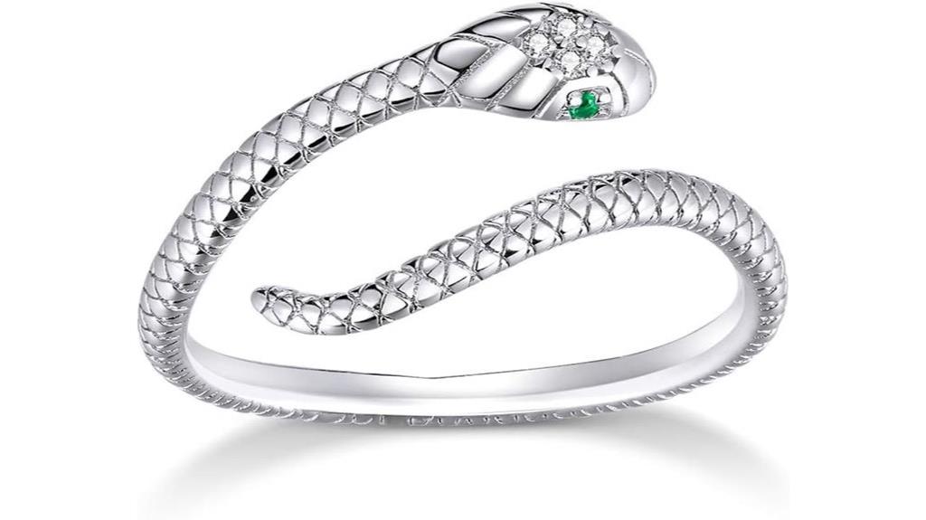 sterling silver clover ring