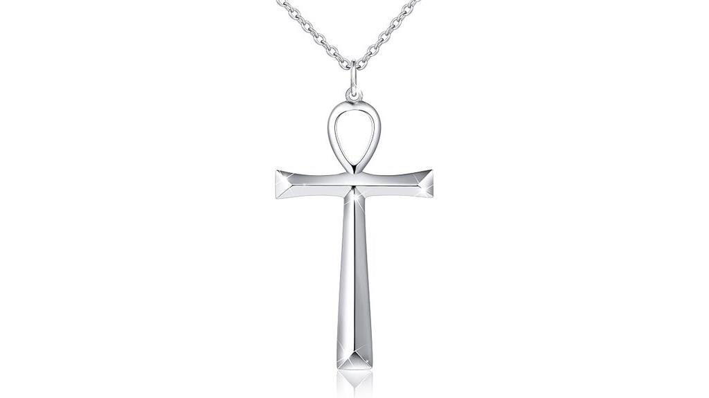 sterling silver cross necklace