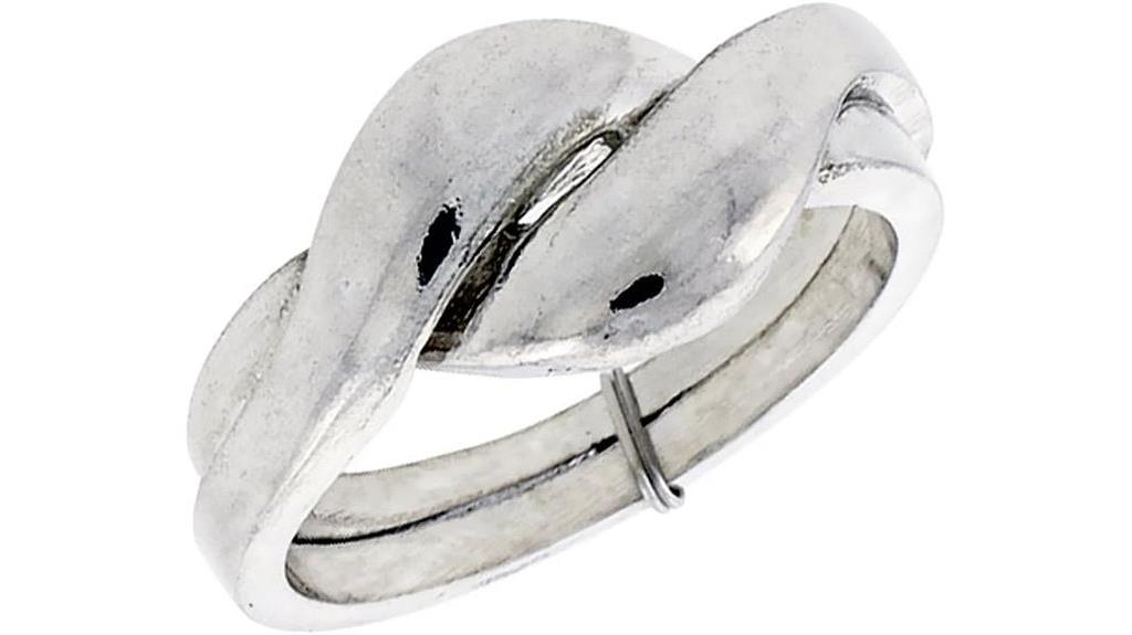 sterling silver love knot