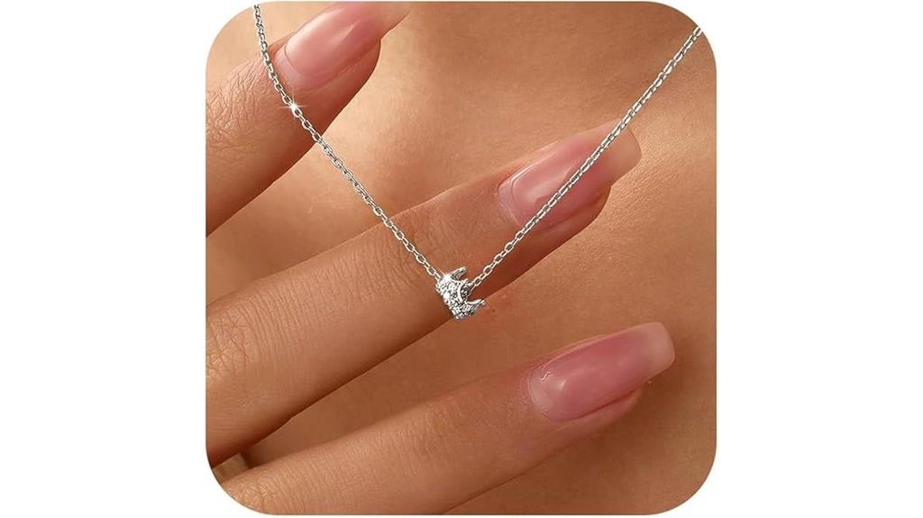 sterling silver princess necklace