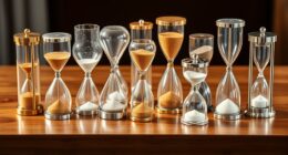 stylish 30 minute hourglass timers