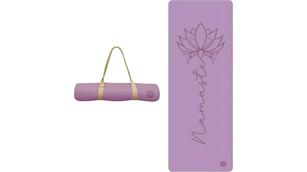 thick non slip yoga mat