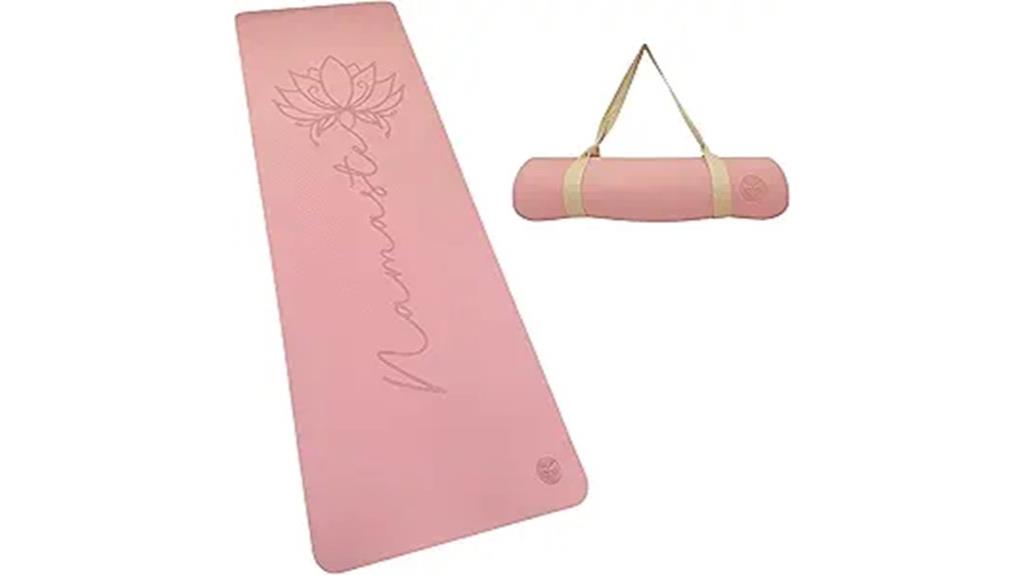 thick non slip yoga mat