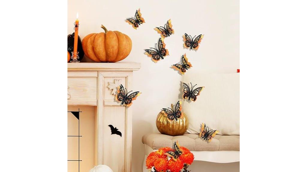 three dimensional butterfly stickers