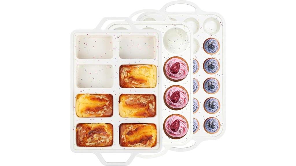 three piece silicone bakeware